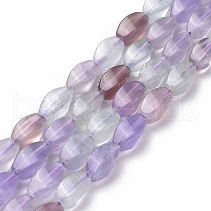 Natural Twist Fluorite Beads Strands G-L243B-10-1