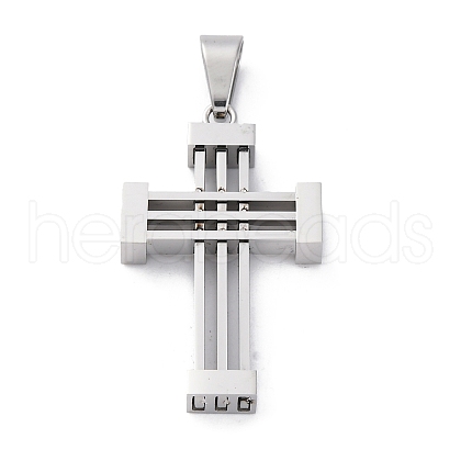 304 Stainless Steel Pendants STAS-L286-02P-1