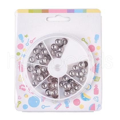 Tarnish Resistant 304 Stainless Steel Bead Caps STAS-JP0004-09P-1