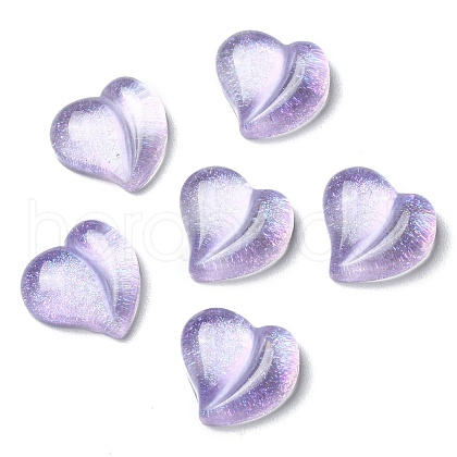 Translucent Resin Cabochons RESI-B016-03E-1