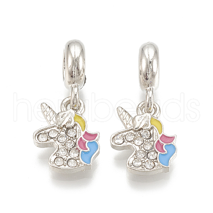 Alloy European Dangle Charms MPDL-S066-053-1