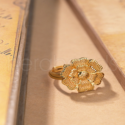 Brass Adjustable Finger Rings for Women FS-WG2B5D6-03-1