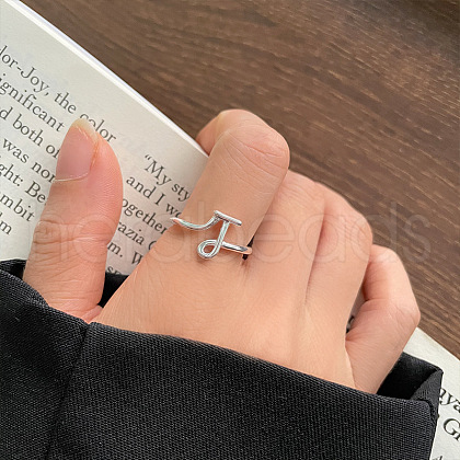 S925 Stainless Steel Cuff Rings for Women FS-WG79458-06-1