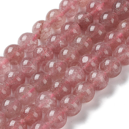 Natural Strawberry Quartz Beads Strands G-R435-03-A01-1