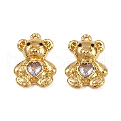 304 Stainless Steel Rhinestone Pendants STAS-L290-64G-1
