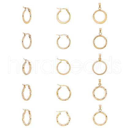 Unicraftale 304 Stainless Steel Jewelry Sets SJEW-UN0001-06G-1