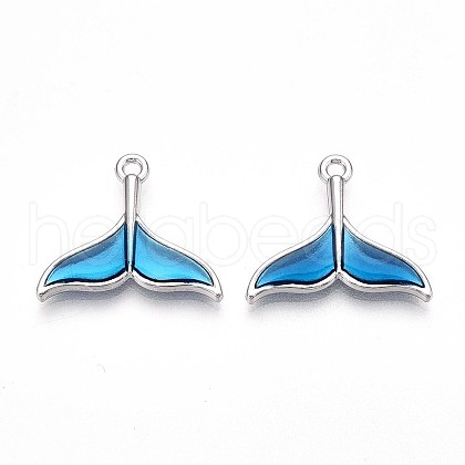 Alloy Enamel Pendants ENAM-T022-16-1