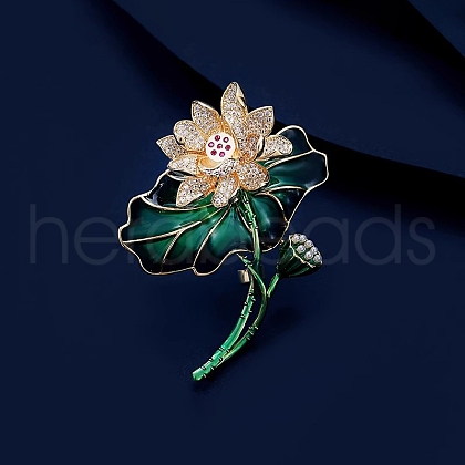 Lotus Enamel Pin PW-WGD1C40-01-1