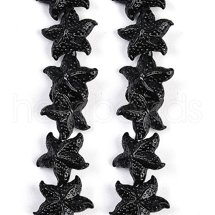 Synthetic Coral Dyed Carved Beads Strands CORA-K009-06B-03-1