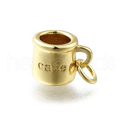 Mother's Day Brass Pendants KK-K400-01G-1