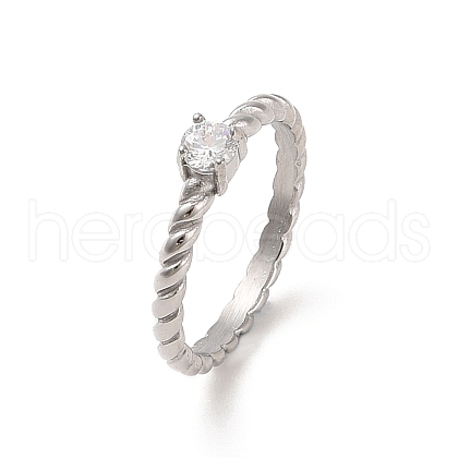 304 Stainless Steel Finger Ring RJEW-C071-08P-1