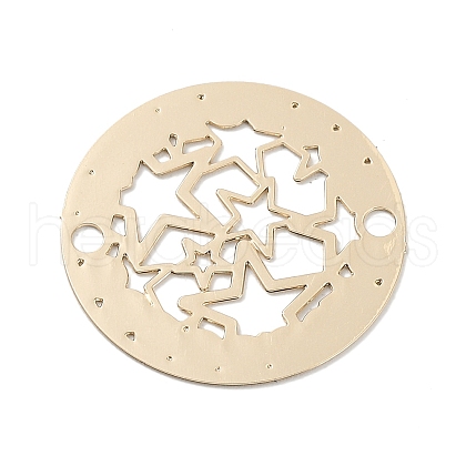 Long-Lasting Plated Brass Connector Charms KK-K366-42KCG-1