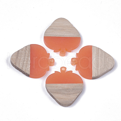 Resin & Wood Pendants RESI-S358-42A-1