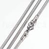 304 Stainless Steel Snake Chain Necklaces STAS-G083-26P-1