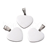 Non-Tarnish 304 Stainless Steel Stamping Blank Tag Pendants STAS-L220-02C-B01-1