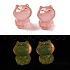 Luminous Resin Cute Little Cat Ornaments RESI-R459-01B-1