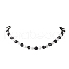 Glass Pearl Beads Necklace & Bracelet & Dangle Earring Sets for Women SJEW-JS01322-9