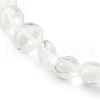 Natural Quartz Crystal Beaded Stretch Bracelets for Kids BJEW-JB06250-09-4
