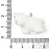 Flocky Opaque Resin Pendants RESI-G105-06C-3
