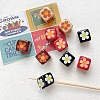 Winter Theme Printed Opaque Acrylic Beads OACR-U008-01B-03-1