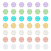 HOBBIESAY 42Pcs 7 Colors Opaque Acrylic Pendants OACR-HY0001-12-1