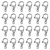 Yilisi 100Pcs 304 Stainless Steel Lobster Claw Clasps STAS-YS0001-27-10