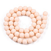 Opaque Glass Beads Strands GLAA-T032-P8mm-MD09-3