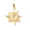 Brass Pendents KK-R212-06G-02-1