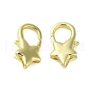 Brass Lobster Claw Clasps KK-B089-22B-G-1