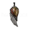 Natural Unakite Big Pendants G-G112-02AS-12-1