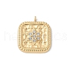 304 Stainless Steel Rhinestone Pendants STAS-Z122-55G-1