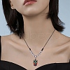 2Sets Alloy Enamel Pendants ENAM-SZ0002-18-6