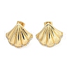 Brass Clear Cubic Zirconia Stud Earrings EJEW-Q017-05B-G-4