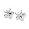 Rhodium Plated 925 Sterling Silver Peg Bails Pin Charms STER-P050-07P-2