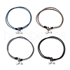Whale Fishtail Alloy Charm Bracelets BJEW-JB11853-2