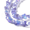 Electroplate Butterfly Glass Beads Strands EGLA-A036-10A-AB01-3