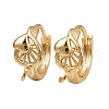 Brass Hoop Earring Findings KK-P310-33G-1