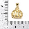 Brass Micro Pave Cubic Zirconia Pendants KK-A260-07C-G-3