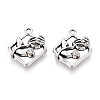 Tibetan Style Alloy Pendants TIBE-N013-25AS-1