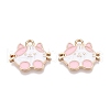 Rack Plating Alloy Enamel Pendants ENAM-N056-346B-1
