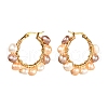 4 Pairs Vintage Natural Pearl Beads Earrings for Girl Women EJEW-JE04643-5