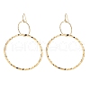 Ion Plating(IP) 304 Stainless Steel Dangle Earrings for Women EJEW-G397-06G-1
