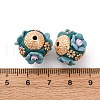 Handmade Resin Indonesia Round Beads IPDL-P005-11KCG-01-3