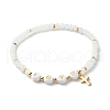 Glass Beads Stretch Bracelets Sets BJEW-JB06575-02-4
