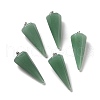Natural Green Aventurine Pendants G-G848-01P-05-1