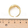 Brass Micro Pave Cubic Zirconia Cuff Rings RJEW-D307-05G-A-3