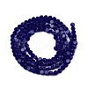 Opaque Solid Color Glass Beads Strands GLAA-N052-05A-A01-2