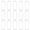 Unicraftale 16Pcs 304 Stainless Steel Open Back Bezel Pendants FIND-UN0002-27B-1