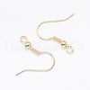 Rack Plating Brass Earring Hooks X-KK-E672-107KCG-2