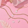 80Pcs 4 Style Alloy Enamel Charms ENAM-LS0001-11LG-7